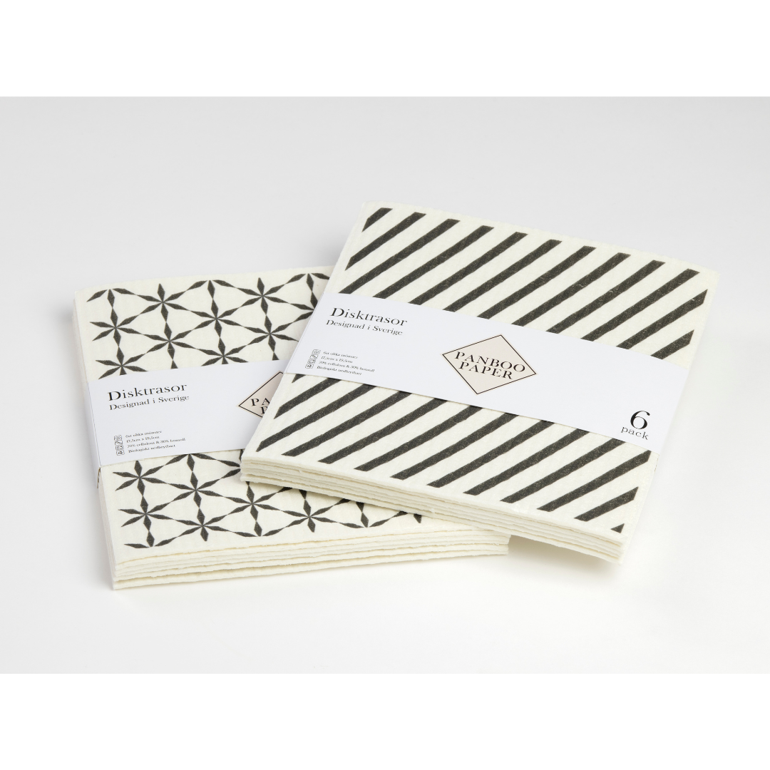 Panboo Papers - Premium Disktrasor 6 pack (6st olika mönster)