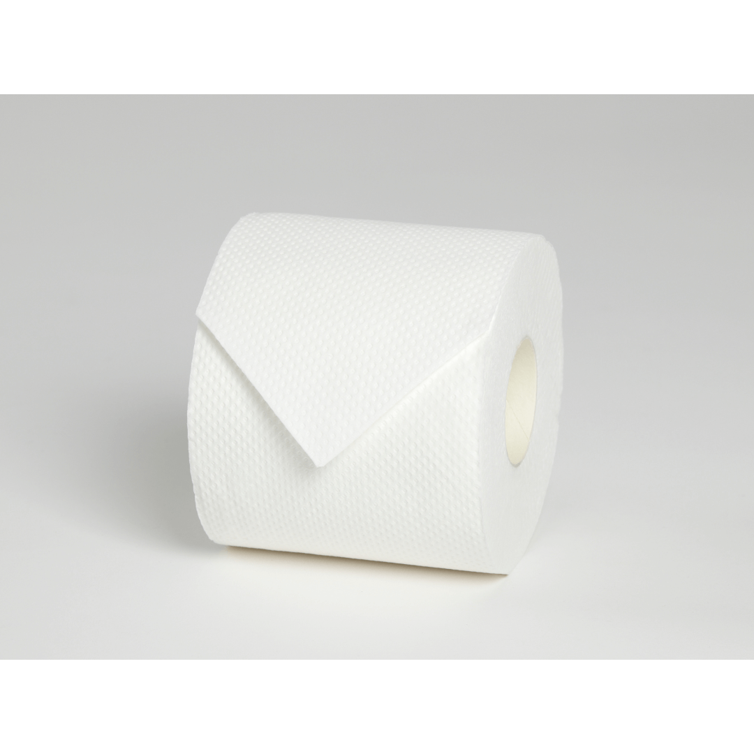 Premium bambu toalettpapper vikt som på lyxhotell - mjukt vitt 3-lagers från Panboo Paper