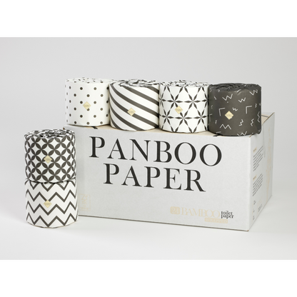 Panboo Paper - Premium Bambu Toalettpapper 24 pack (inslagna)